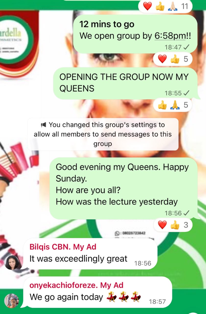 Student testimonial screenshot